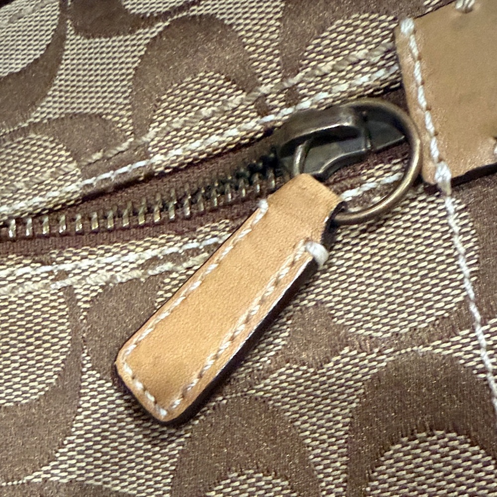Coach Tan and Brown Crossbody Bag - Picture 4 of 13
